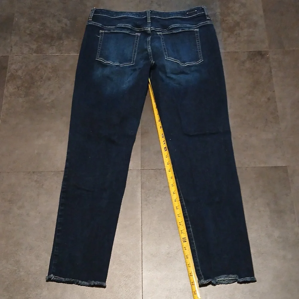 Carve Designs Deep Blue Denim Five Pocket Jeans Size 12 Waist Womens. - Picture 5 of 5